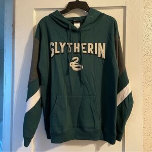 Wizarding World Of Harry Potter Slytherin Hogwarts Hoodie, New, Size Large